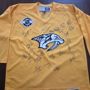 NHL CCM Nashville Predators Autographed Jersey